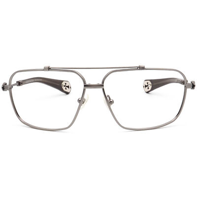 Chrome Hearts Sunglasses Frame Only Oral Antique Silver Pilot