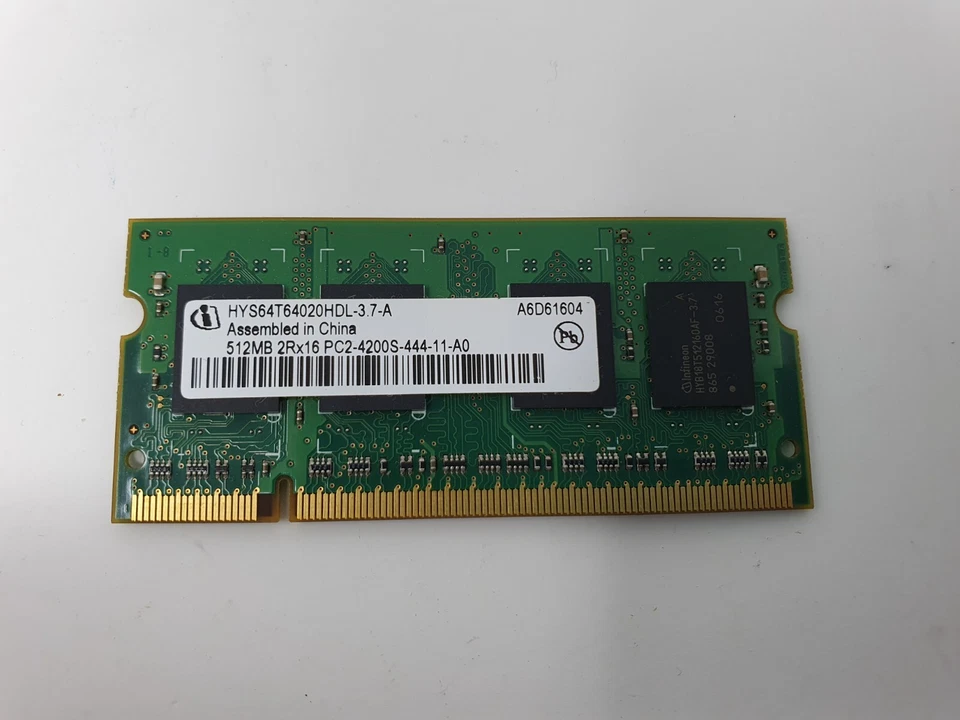 SONY PCG-7N2M VGN-FE21B RAM Memory 512MB PC2-4200s DDR2 Hynix HYS64T64020HDL - Image 4 of 4