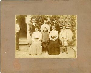 F633 Foto Antica Di Famiglia Fine 800 Primi 900 Ebay