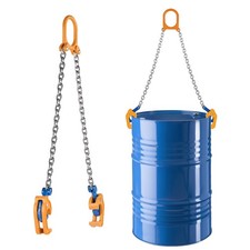 Uimoso Heavy-Duty Chain Drum Lifter 1.6ft with Reinforced Hook 2000lbs Capacity