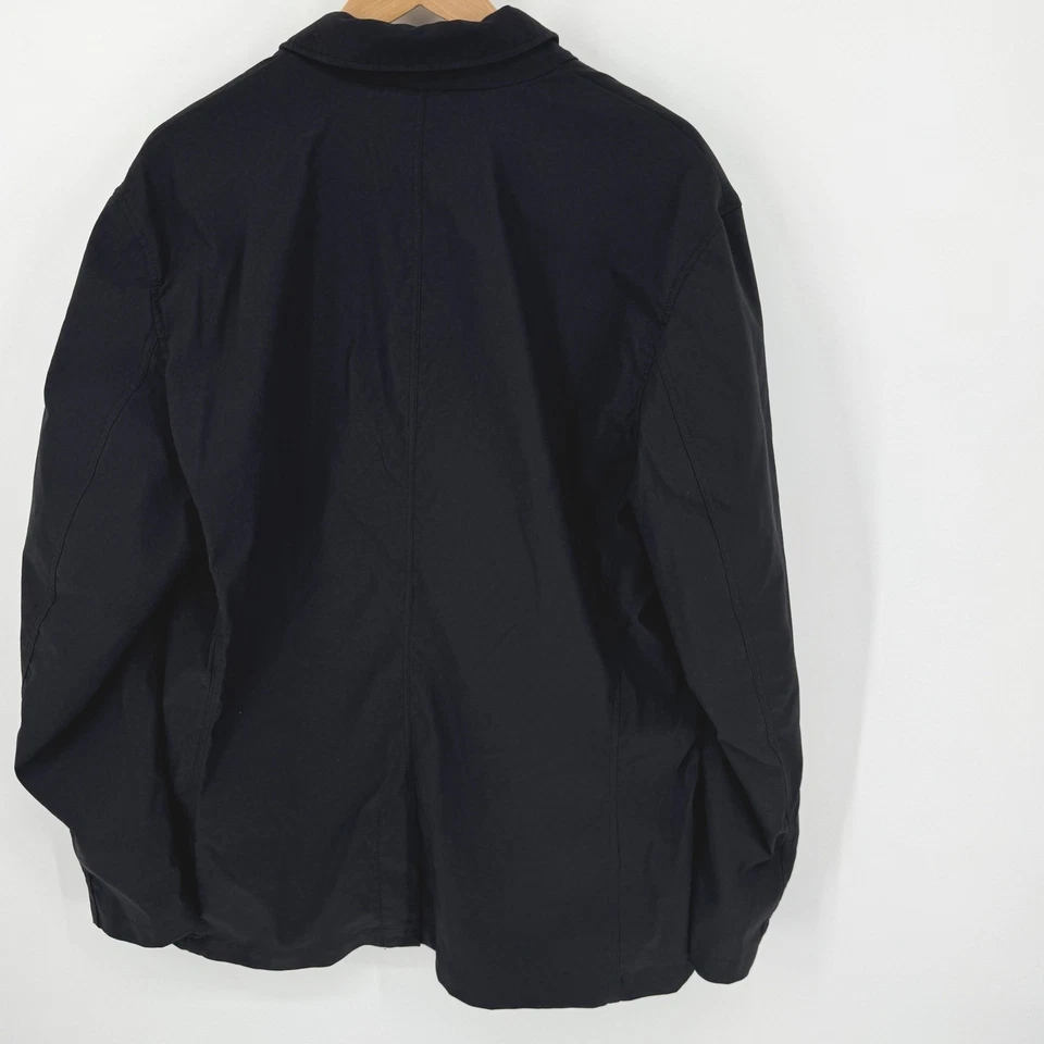Chaqueta Blazer Eddie Bauer Travex Para Hombres 44 Negra Ligera Aventura al Aire Libre Foto 4 de 4
