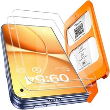 Instant Application, Bubble-Free Tocol Glass Screen Protector For Iphone Duo,