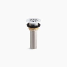 Kohler Solid Brass Removable Perforated Sink Strainer K-8820-CP Polished Chrome