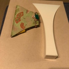 Shamisen Drumstick Green And Red Pattern Made Of Cloth Approx. 20Cm