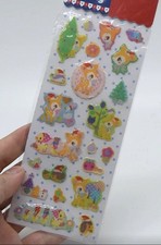 Sanrio Humming Mint Deer Puffy Sticker Sheet Rare Vintage Kawaii