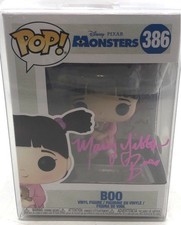 Funko Pop Monsters Inc Boo 386 Signed Mary Gibbs JSA Witnessed MIB In Protector