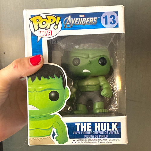 Funko Pop! Marvel Avengers Hulk #13 Vinyl Bobble-Head Figure Green