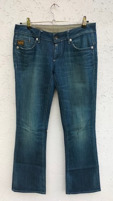 G - Star Damen Jeans Midge Bootleg Stretch Bootcut Schlagjeans W 30 L 34