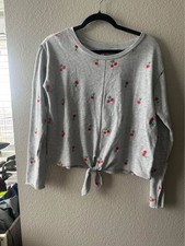 Adorable Love & Fire Gray Cherries Sweatshirt...