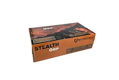 STEALTH GRIP 100 orange Nitril Einweghandschuhe stark strapazierfähig Mechaniker
