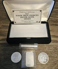 Silver 4OZ Psalms 23 bar. 4oz of 1/10 silver rounds, and Silver (2) 1oz SILVER.