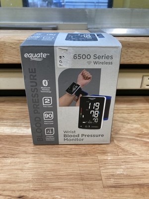 EQUATE UB-6500BLEWM - Wrist BLOOD PRESSURE Monitor - Wireless Bluetooth NEW 6500
