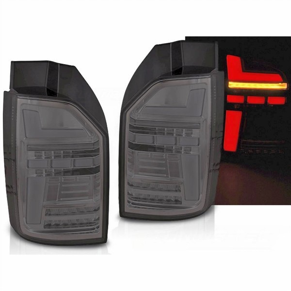 LED Lightbar RüCkleuchten Dynamische Blinker Smoke FüR VW T6.1 2019-2021-image