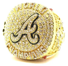MLB / 2021 Atlanta Braves World Series Championship Ring / Albies