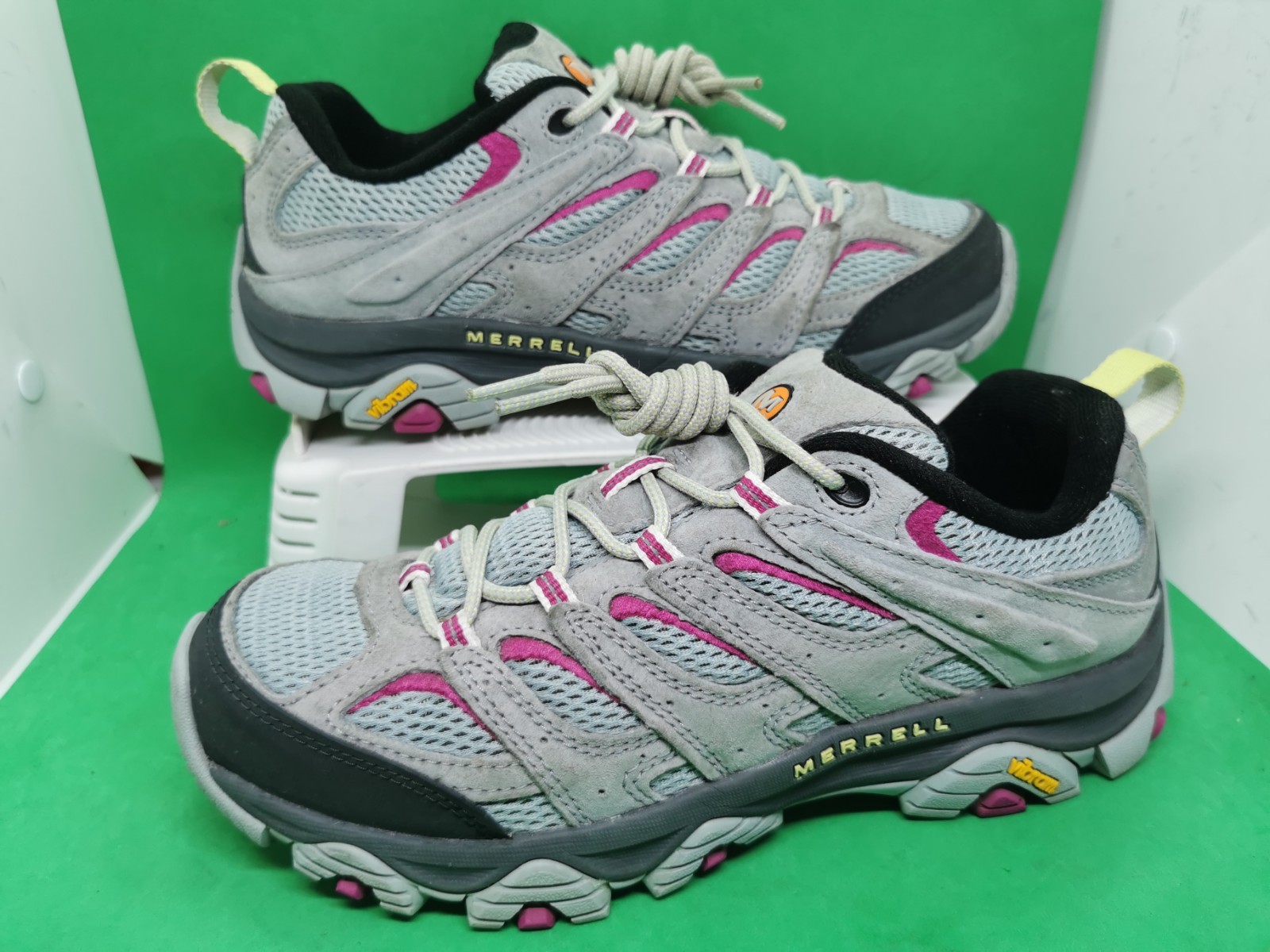 Merrell Moab 3 scarpe donna taglia 9 5 grigio impermeabile trail J037230 escursionismo outdoor