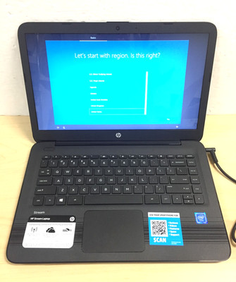 *Bad Battery*HP Stream 14-ax040wm 14'' HD Laptop/N3060/4GB RAM/32GB eMMC/Win 10 H