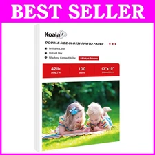 Koala 42LB Double Side Glossy Paper - 13x19 - 100 Sheets