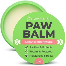 Natural Lick Safe Dog Paw Balm - 100 Organic Dog Paw Pad Balm Protector, Moistu