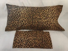 Ralph Lauren ARAGON Leopard Guinevere Galahad 2 King Pillowcases New!