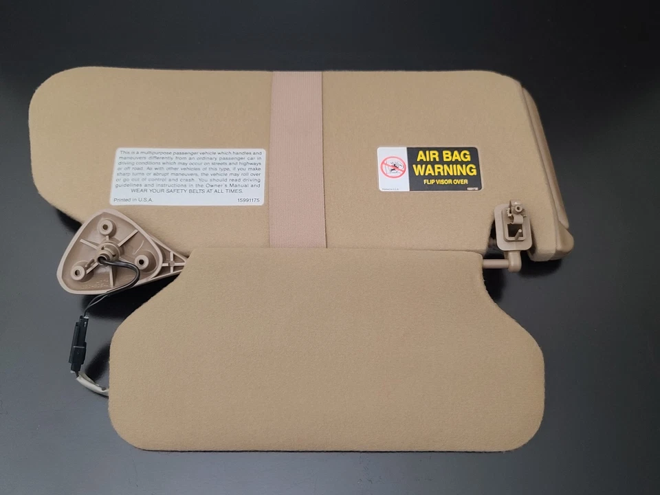 GMC Jimmy Chevy Blazer S10 1995-2005 JUEGO PARASOL CONDUCTOR PASAJERO IZQUIERDO Y DERECHO Foto 3 de 4