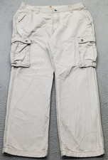 Carhartt Cargo Pants Mens 38x30 Tan Utility Pockets Rugged Relaxed Fit Workwear