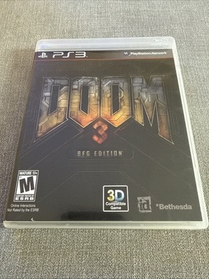 Doom 3 BFG Edition Sony PlayStation 3 PS3 Game Tested & Complete