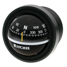 Ritchie V-57.2 Explorer Compass - Dash Mount - Black bundle