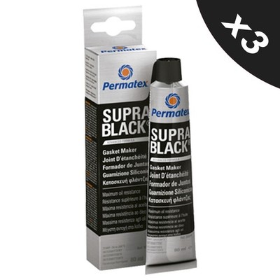 3x RTV Silikon Instant Gasket Maker Schwarz Hochtemperatur Dichtstoff 80ml OEM