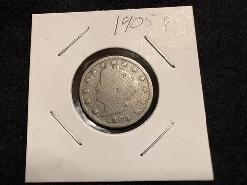 1905-P Liberty Nickel — photo from the most recent tracked eBay sale