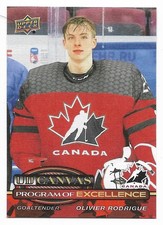 Olivier Rodrigue 25-26 Upper Deck 2 Program of Excellence UD Canvas