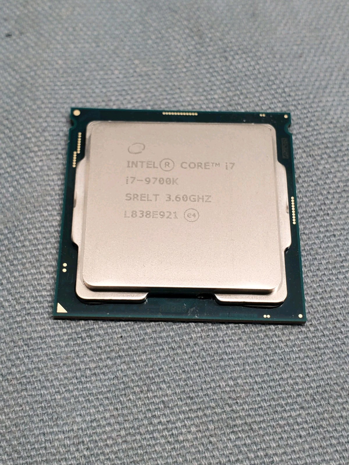 Intel Core i7-9700K 3.60GHz SRELT CPU Processor #2816