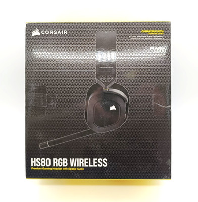 Corsair HS80 RGB Wireless Gaming Headset für PC PS5 PS4 - Schwarz