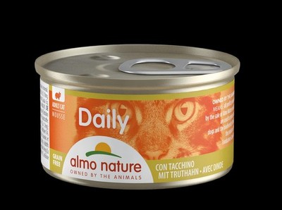 Almo Nature Cat Daily Pute Grain Free 85gx24