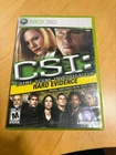 CSI Hard Evidence Xbox 360 - CIB