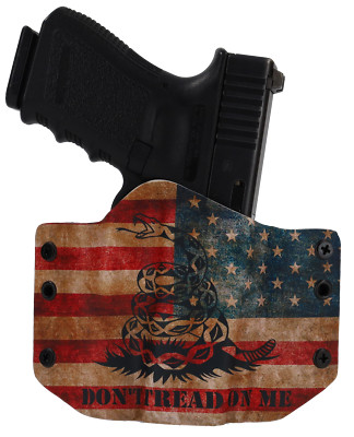 Springfield Handguns - OWB Holster - Optic Ready - Don't Tread On Me Snake Flag
