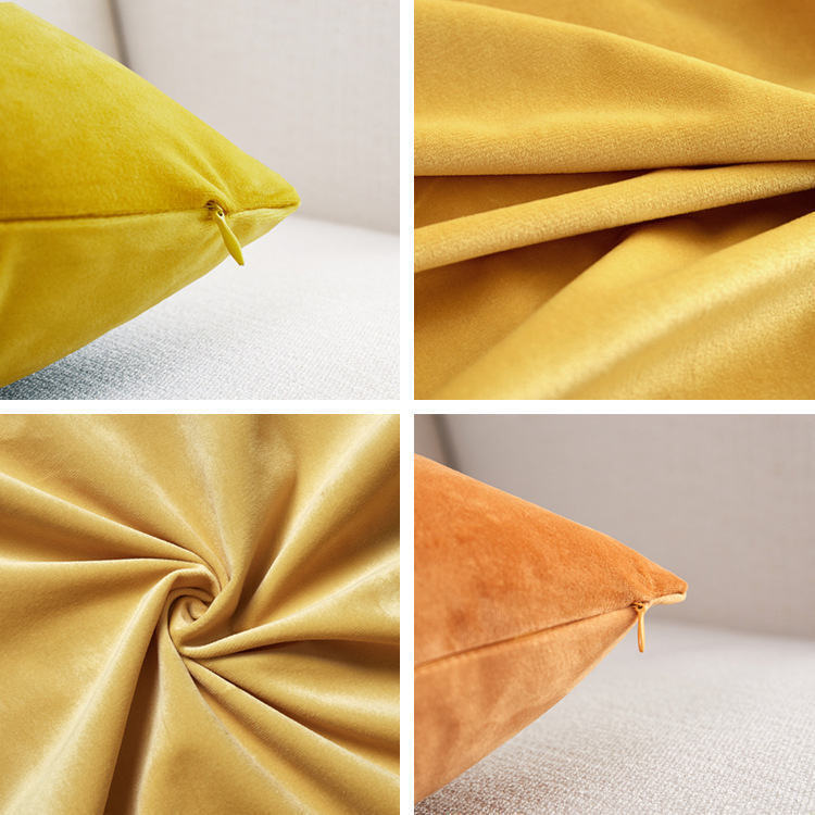 Samt-Kissenbezug 70x90 Cm 2er Set - Waschbarer Sofakissen-Bezug Mit Verstecktem Reißverschluss