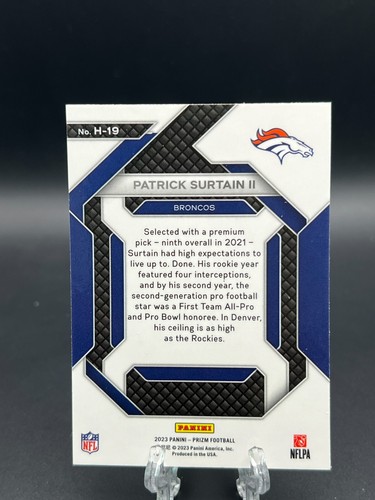2023 Panini Prizm Emergent Patrick Surtain II Denver Broncos #69 - Picture 2 of 2