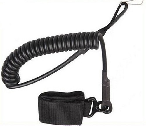 Elastic Lanyard Rope Tactical Anti-lost Military Spring Safety Strap Gun Rope US - Picture 8 of 14