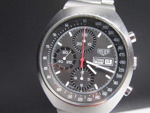 N658⭐⭐ Vintage " HEUER Chronograph " Armbanduhr Valjoux 7750 REF.1010⭐⭐ - 第 1/24 張圖片