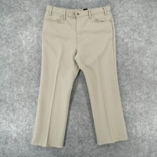 Vintage Levi's Pants Mens 40x30 Beige Bootcut Rock a Billy Made In USA 38x28 