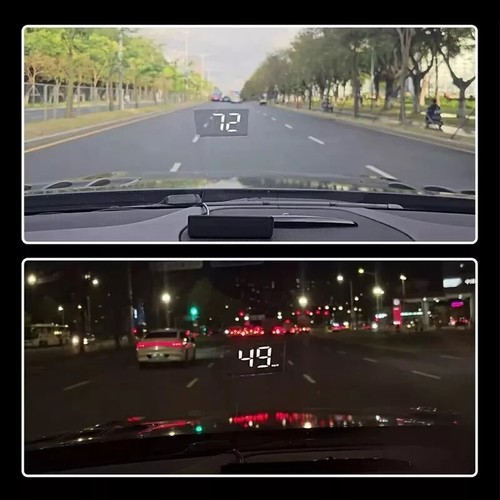 HUD GPS Head Up Display Speedometer Odometer Car Digital Speed Universal - Picture 7 of 11