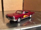 JOHNNY LIGHTNING 1967 pontiac GTO Red   JL 1/64 loose display 