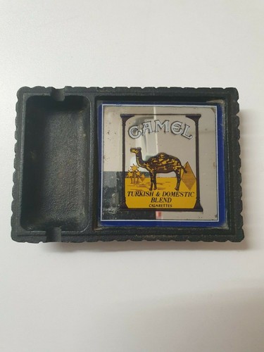 Vintage Ashtray - Camel - Cast Iron - With mirror  - Bild 1 von 4