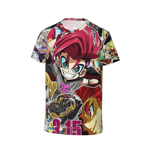 Beyblade Anime Divertido 6 - 14 Años Niños Camisa Informal Manga Corta Camiseta Ropa de Fiesta - Imagen 12 de 38