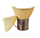 1 Set Hand Made Thai Mini Steamer Small Stciky Rice Food Steamer Outdoor Camping