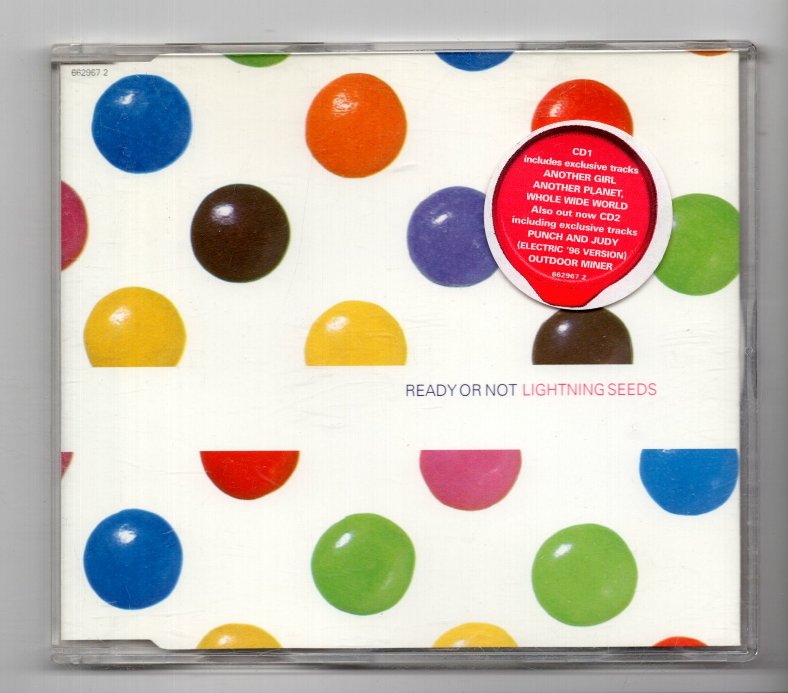 (JX43) Lightning Seeds, Ready Or Not - 1996 CD