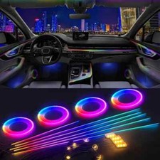 14/18/22 in 1 Led Car Ambient Light Interior 213 64 Color Rgb Rainbow Lighting