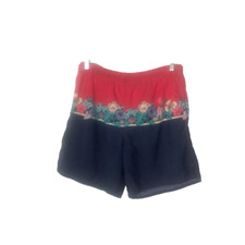 Vintage Catalina Floral Swim Trunks Size Med Drawstring Mess Lining