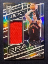 2023 Spectra Next Era Patches Prizm Gradey Dick #25/149 RC Raptors
