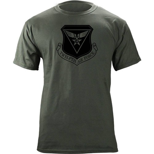 Twelfth Air Force Subdued Veteran Patch T-Shirt - Picture 3 of 4